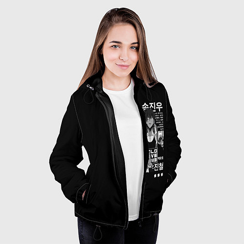 Женская куртка NoSolo Leveling / 3D-Черный – фото 3