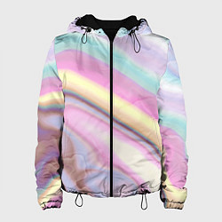 Женская куртка Розово-голубой мрамор