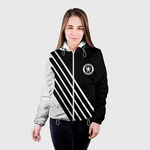 Женская куртка Chelsea football club sport / 3D-Белый – фото 4