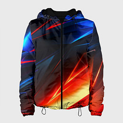 Женская куртка Geometry stripes neon steel