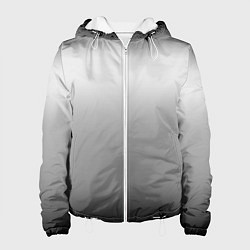 Женская куртка Градиент чёрно-серый