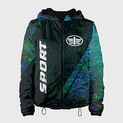Женская куртка FAW sport glitch blue