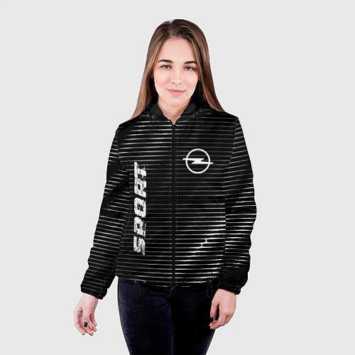 Женская куртка Opel sport metal / 3D-Черный – фото 4