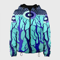 Женская куртка Turquoise abstraction