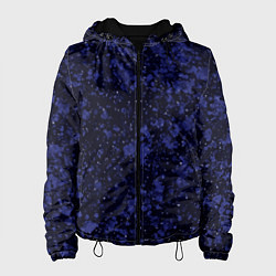 Женская куртка Тёмно-синий космический абстракция
