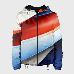 Женская куртка Абстрактный минимализм плавные волнистые линии