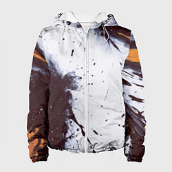 Женская куртка Брызги и мазки красками