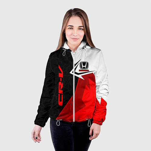 Женская куртка Honda CR-V - sport uniform / 3D-Белый – фото 4
