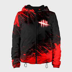 Куртка с капюшоном женская Dead by daylight огненный, цвет: 3D-черный