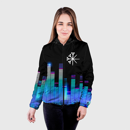 Женская куртка Nightwish эквалайзер / 3D-Черный – фото 4