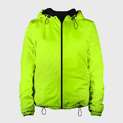 Женская куртка Яркий салатовый с лёгким затемнением