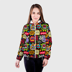 Куртка с капюшоном женская No bad days, цвет: 3D-белый — фото 2