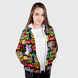 Куртка с капюшоном женская No bad days, цвет: 3D-белый — фото 2