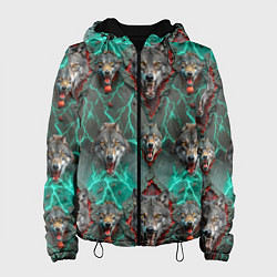 Женская куртка Эпичный паттерн из волков