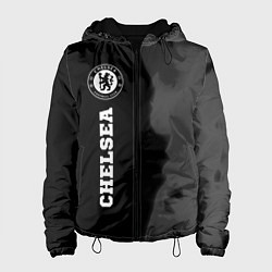 Куртка с капюшоном женская Chelsea sport на темном фоне по-вертикали, цвет: 3D-черный