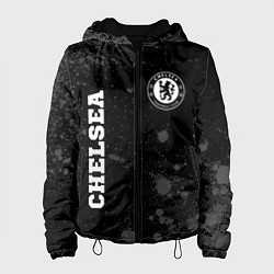 Куртка с капюшоном женская Chelsea sport на темном фоне вертикально, цвет: 3D-черный