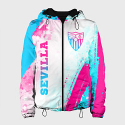 Женская куртка Sevilla neon gradient style вертикально