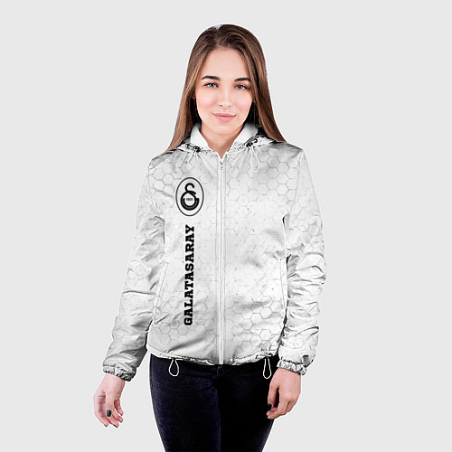 Женская куртка Galatasaray sport на светлом фоне по-вертикали / 3D-Белый – фото 4