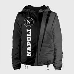 Куртка с капюшоном женская Napoli sport на темном фоне по-вертикали, цвет: 3D-черный