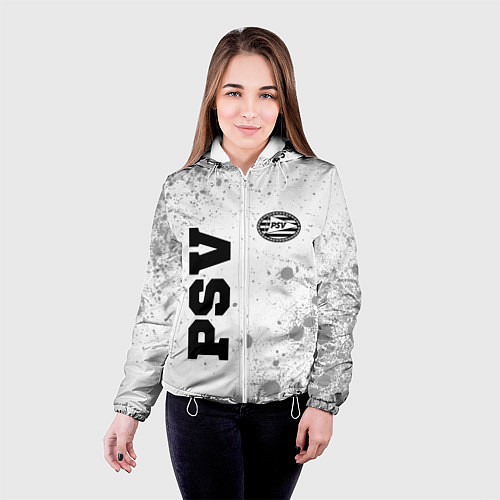 Женская куртка PSV sport на светлом фоне вертикально / 3D-Белый – фото 4
