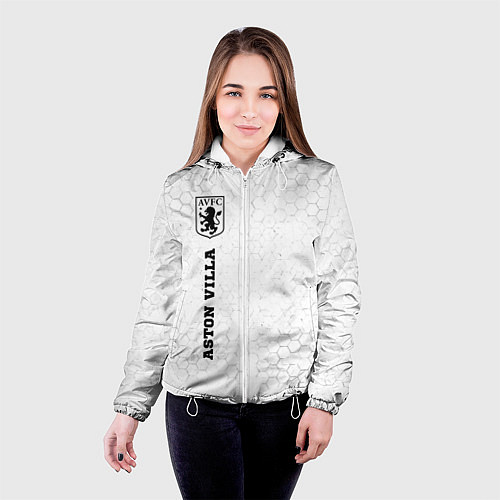 Женская куртка Aston Villa sport на светлом фоне по-вертикали / 3D-Белый – фото 4