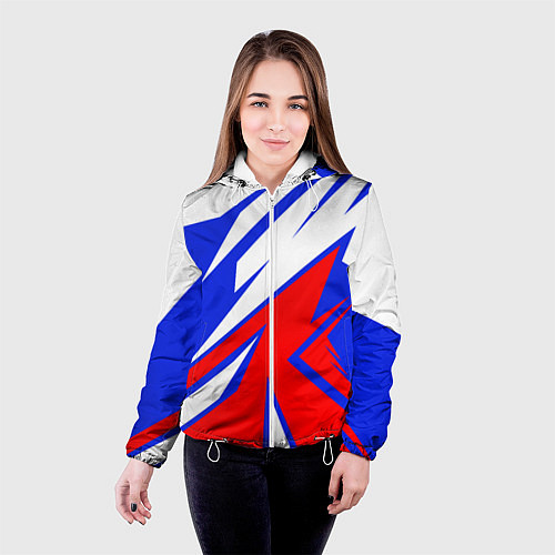 Женская куртка Geometry Russia / 3D-Белый – фото 4