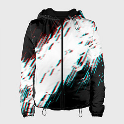 Женская куртка Glitch effect