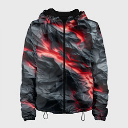 Женская куртка Раскаленная лава на горных камнях