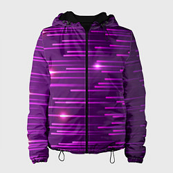 Женская куртка Светящиеся неоновые лучи