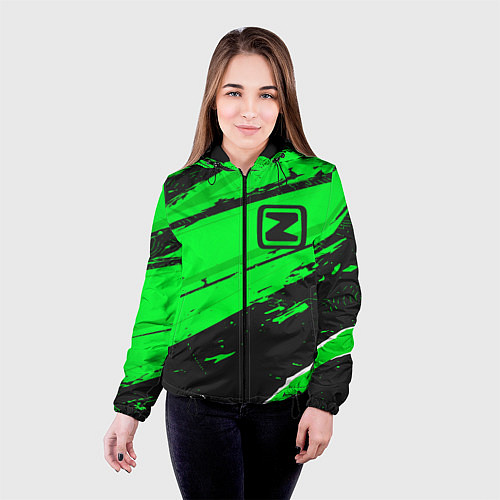 Женская куртка Zotye sport green / 3D-Черный – фото 4