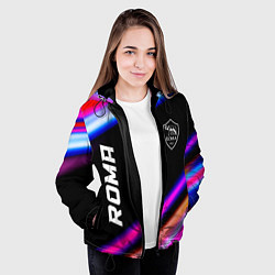 Куртка с капюшоном женская Roma speed game lights, цвет: 3D-черный — фото 2
