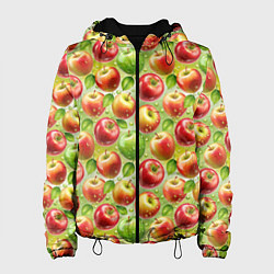Женская куртка Натуральные яблоки паттерн