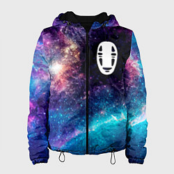 Куртка с капюшоном женская Spirited Away space anime, цвет: 3D-черный