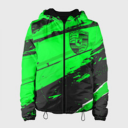 Женская куртка Porsche sport green