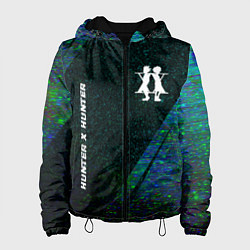 Женская куртка Hunter x Hunter glitch blue