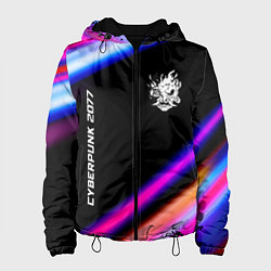 Женская куртка Cyberpunk 2077 speed game lights
