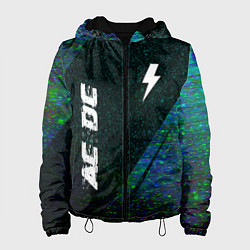 Женская куртка AC DC glitch blue