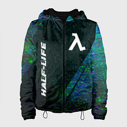 Женская куртка Half-Life glitch blue