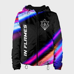 Женская куртка In Flames neon rock lights