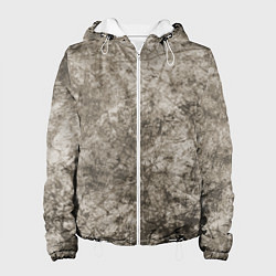 Женская куртка Абстракция - серый грязный гранж