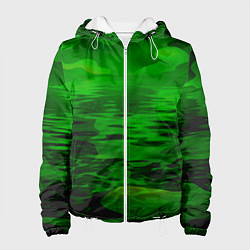 Женская куртка Камуфляж с водой