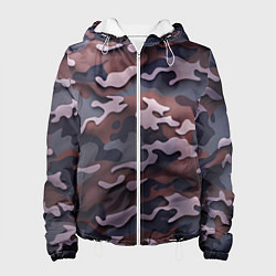 Женская куртка Камуфляж-грязь