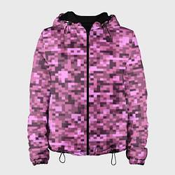 Женская куртка Розовый камуфляж текстура