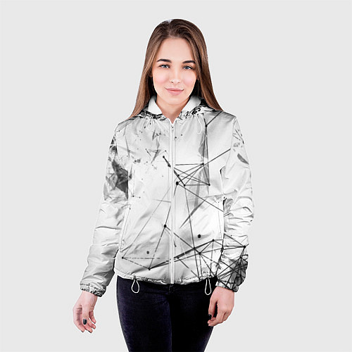 Женская куртка Белый плексус / 3D-Белый – фото 4