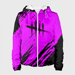 Женская куртка Dead by daylight краски абстракция