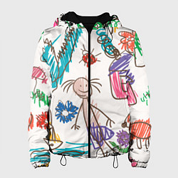 Женская куртка Детский принт