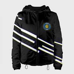 Куртка с капюшоном женская Inter line fc, цвет: 3D-черный
