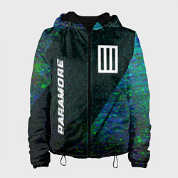 Женская куртка Paramore glitch blue
