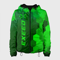 Женская куртка Exeed - green gradient по-вертикали