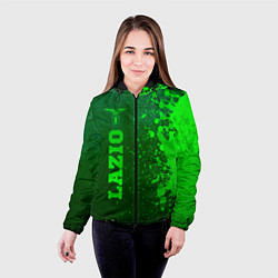 Куртка с капюшоном женская Lazio - green gradient по-вертикали, цвет: 3D-черный — фото 2